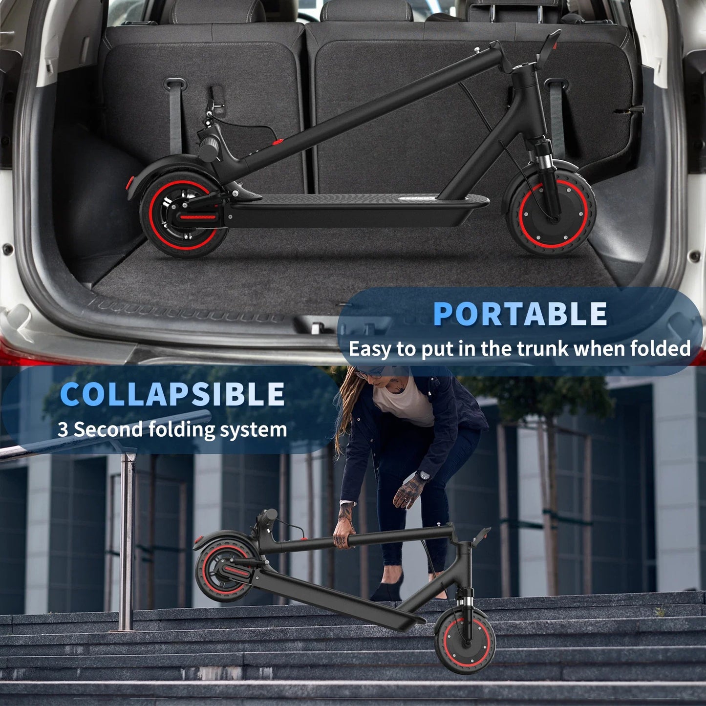 AOVOPRO AP07 Electric Scooter 19 MPH With Smart App Control