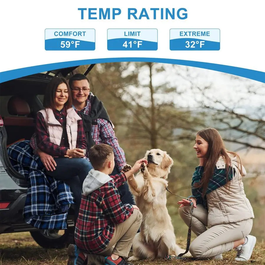 Cotton Flannel Sleeping Bag For Camping