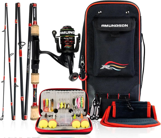 Automatic Quick Setup Fishing Combo With Pre Tied Lures