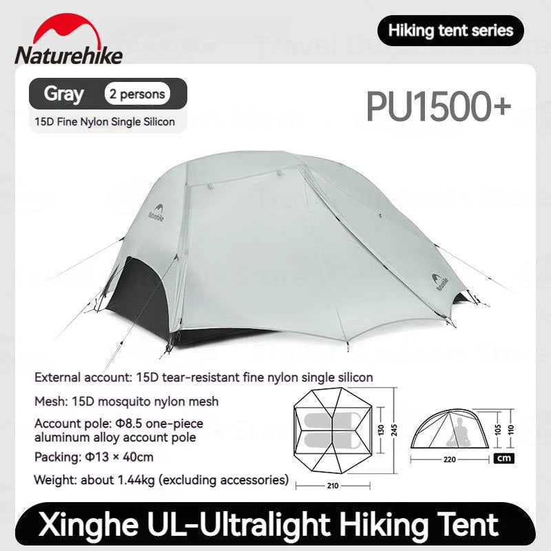 Star River UL Camping Tent 3-Season Ultralight Two Person