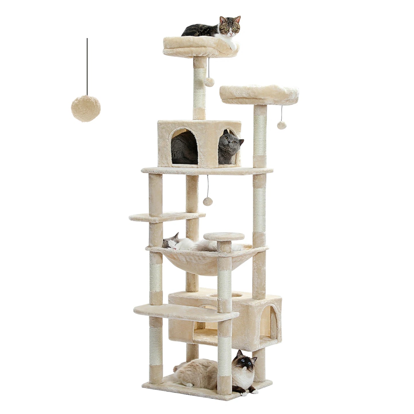 PAWZ Road Cat Tree and Tower With Sisal Scratching Posts