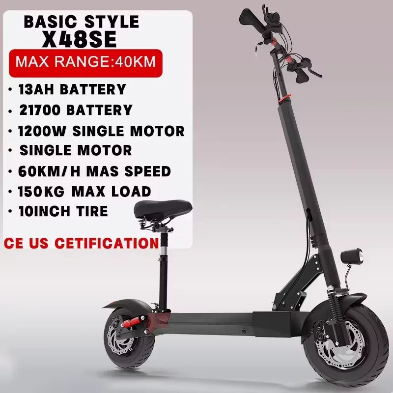 Jueshuai Outdoor Electric Scooter 48V-72V 1000W-6000W Off Road