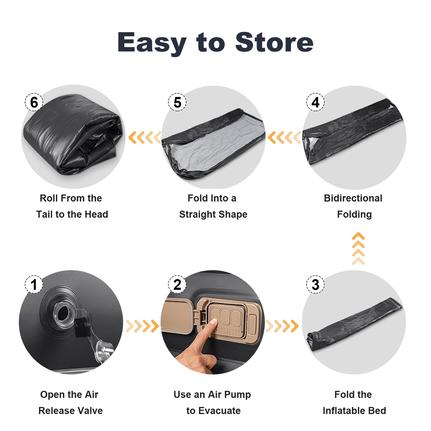 By Inflating PVC Automatic Inflatable Mattress With Built-In Pump