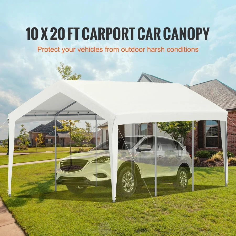 Carport Replacement Canopy Cover Ripstop PE Fabric UV Resistant