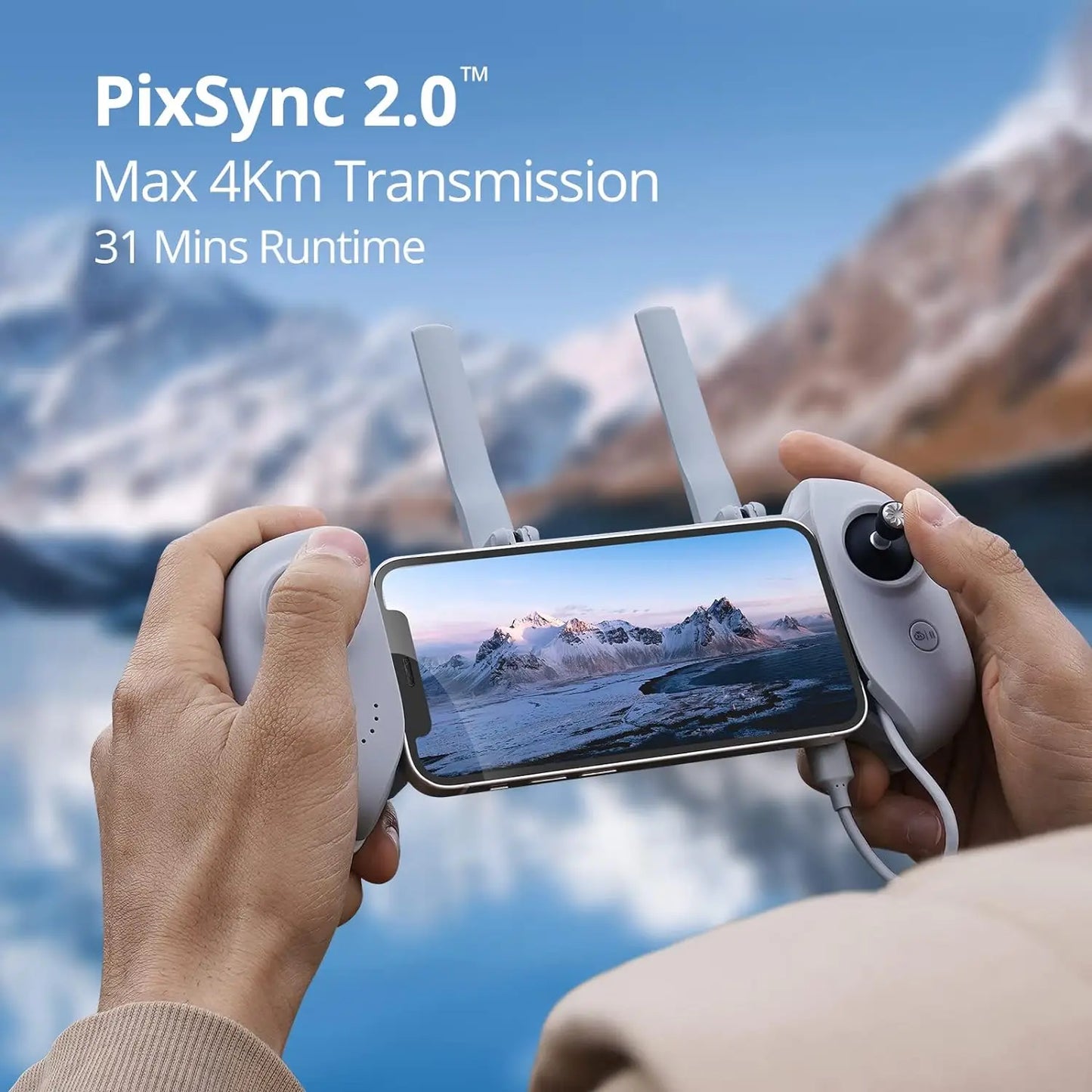 Potensic ATOM SE Drone With GPS Auto Return Waypoint Flight Follow Me 4K Video