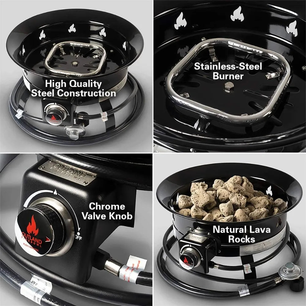 Outland Living Portable Propane Fire Pit 58,000 BTU