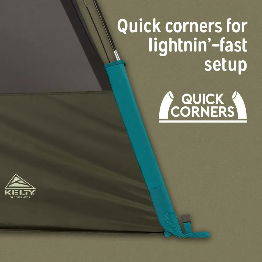 Daydreamer Camping Tent With Blackout Fabric And Gear Loft
