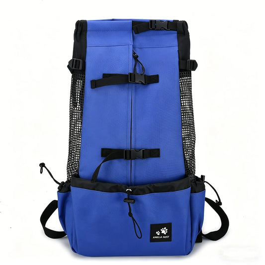 Nylon Dog Carrier Backpack Breathable Outdoor Travel Cycling