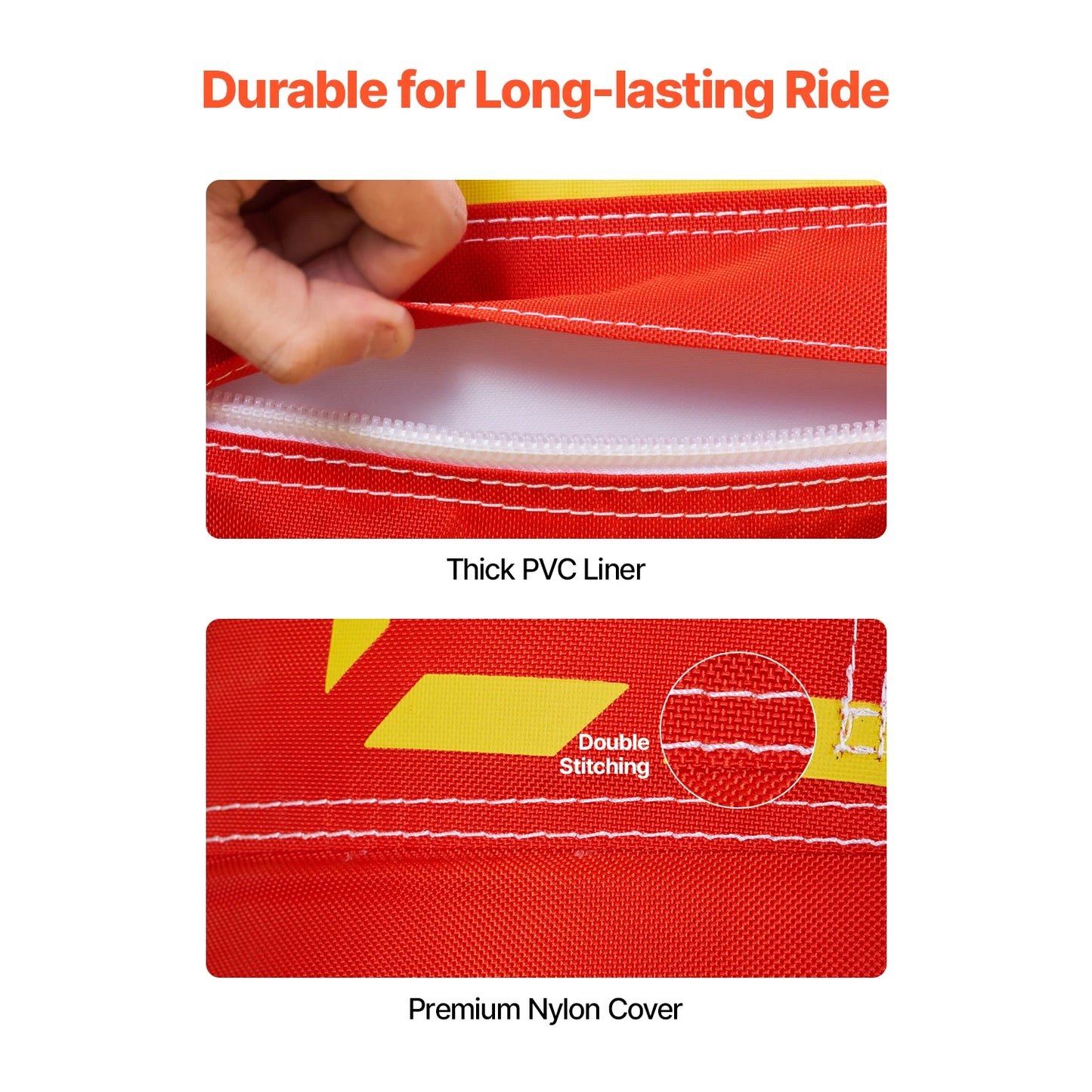 SucceBuy Towable Inflatable Tube for Boating Water Sports