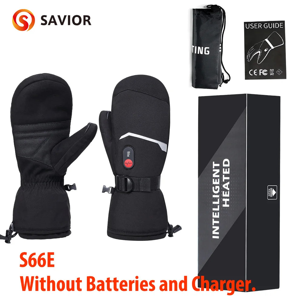Savior Heat Heated Gloves Touchscreen Waterproof Windproof