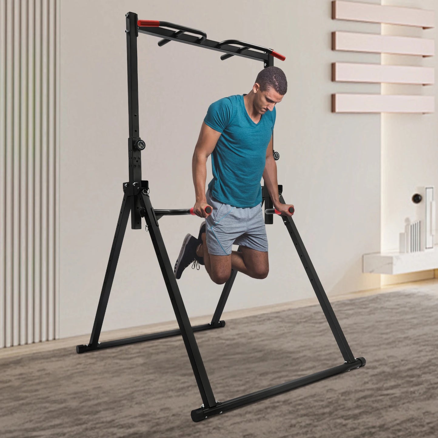 Hign-concerned Adjustable Pull Up Bar for Home Gym Strength