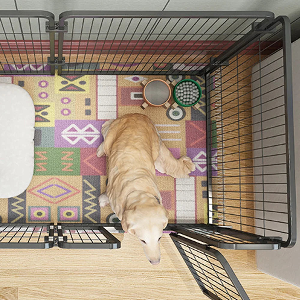 Foldable Dog Fence Playpen for Pets Heavy Duty Kennel