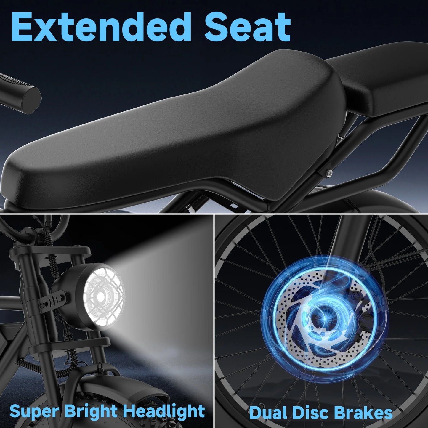 AOVOPRO AP20 Electric Scooter 1500W Peak Power 70 Mile Range