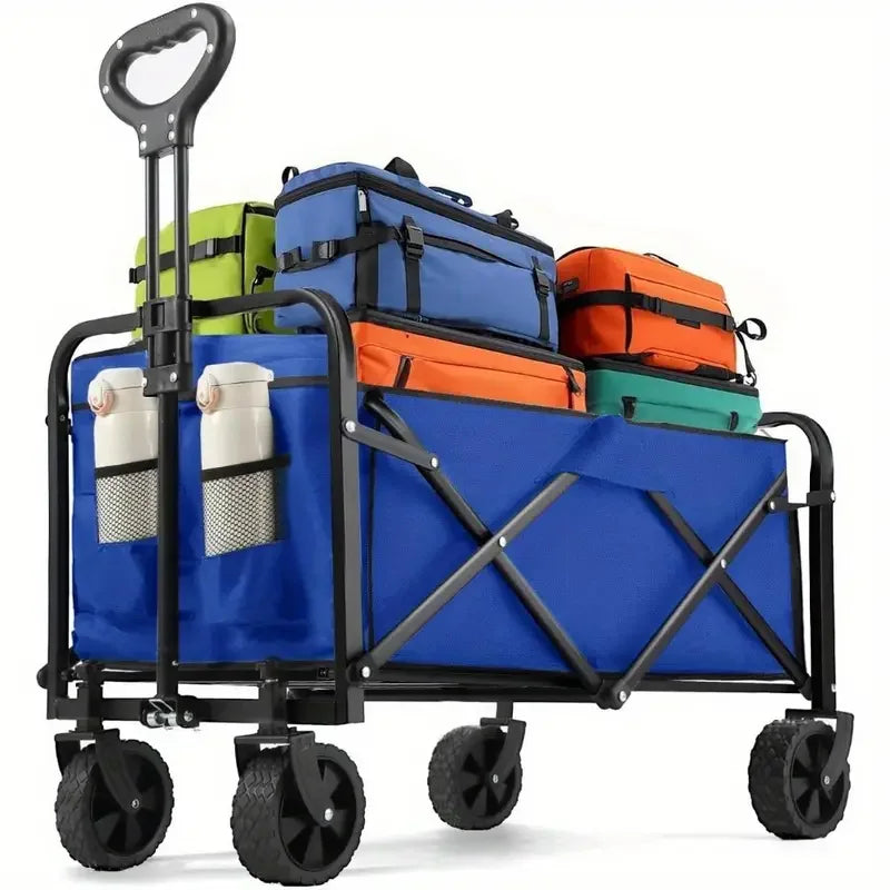 Heavy Duty Wagon Carts Foldable Portable Wagons For Groceries
