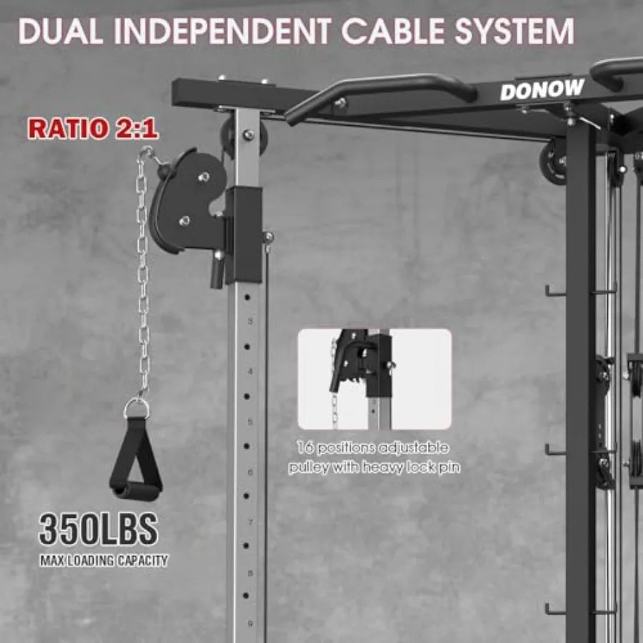 SHXI Cable Crossover Machine With Dual Pulley System
