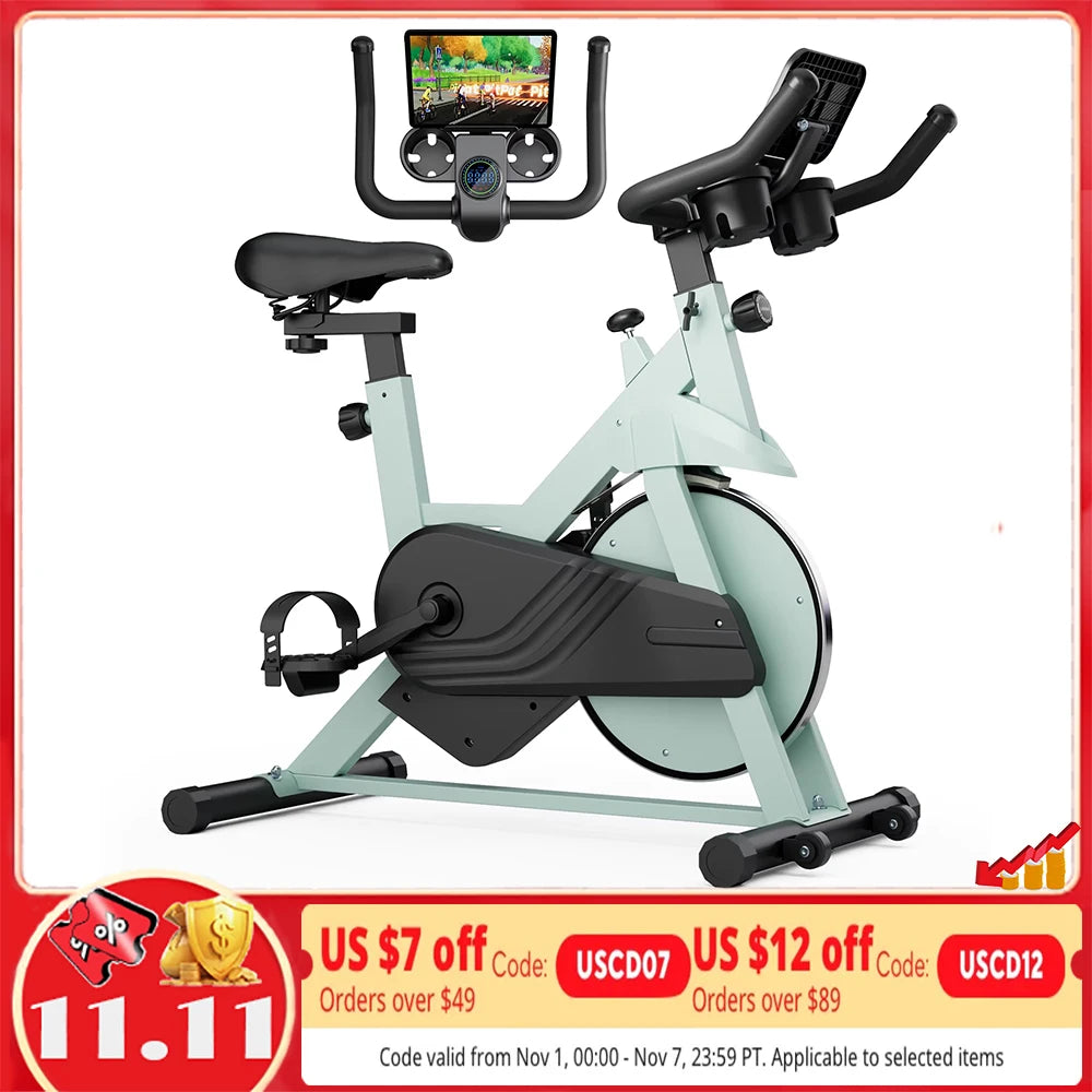 Superun 32 Level Magnetic Resistance Stationary Bike For Home