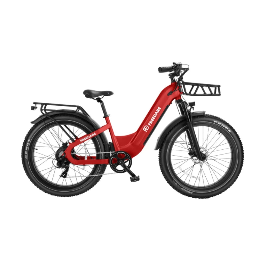 Fat Tire Electric Bike 1000W Peak With Removable Battery