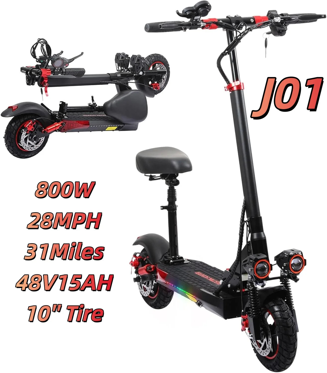 EOEOTWO GT06 Electric Scooter 1200W Off Road Dual Suspension