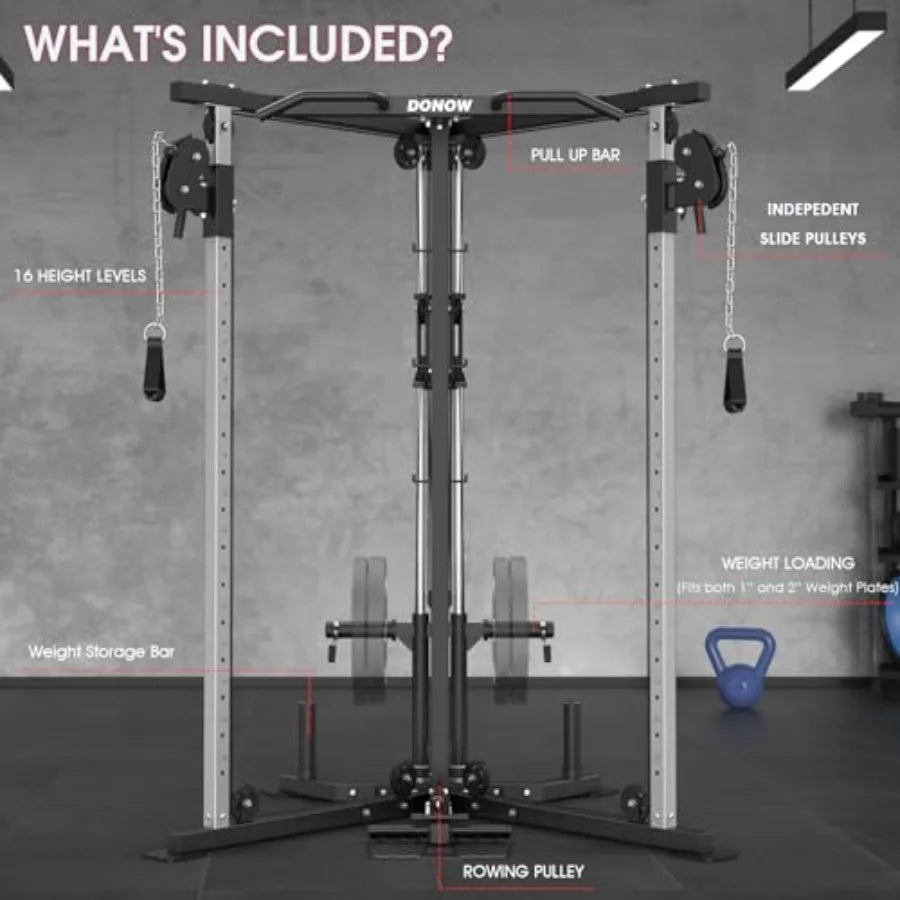 SHXI Cable Crossover Machine With Dual Pulley System
