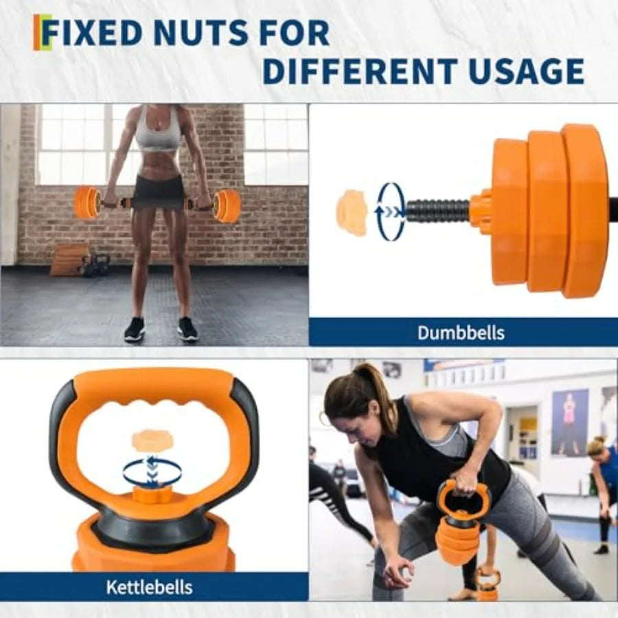 NONE Adjustable Dumbbells 4 In 1 Set For Strength Training