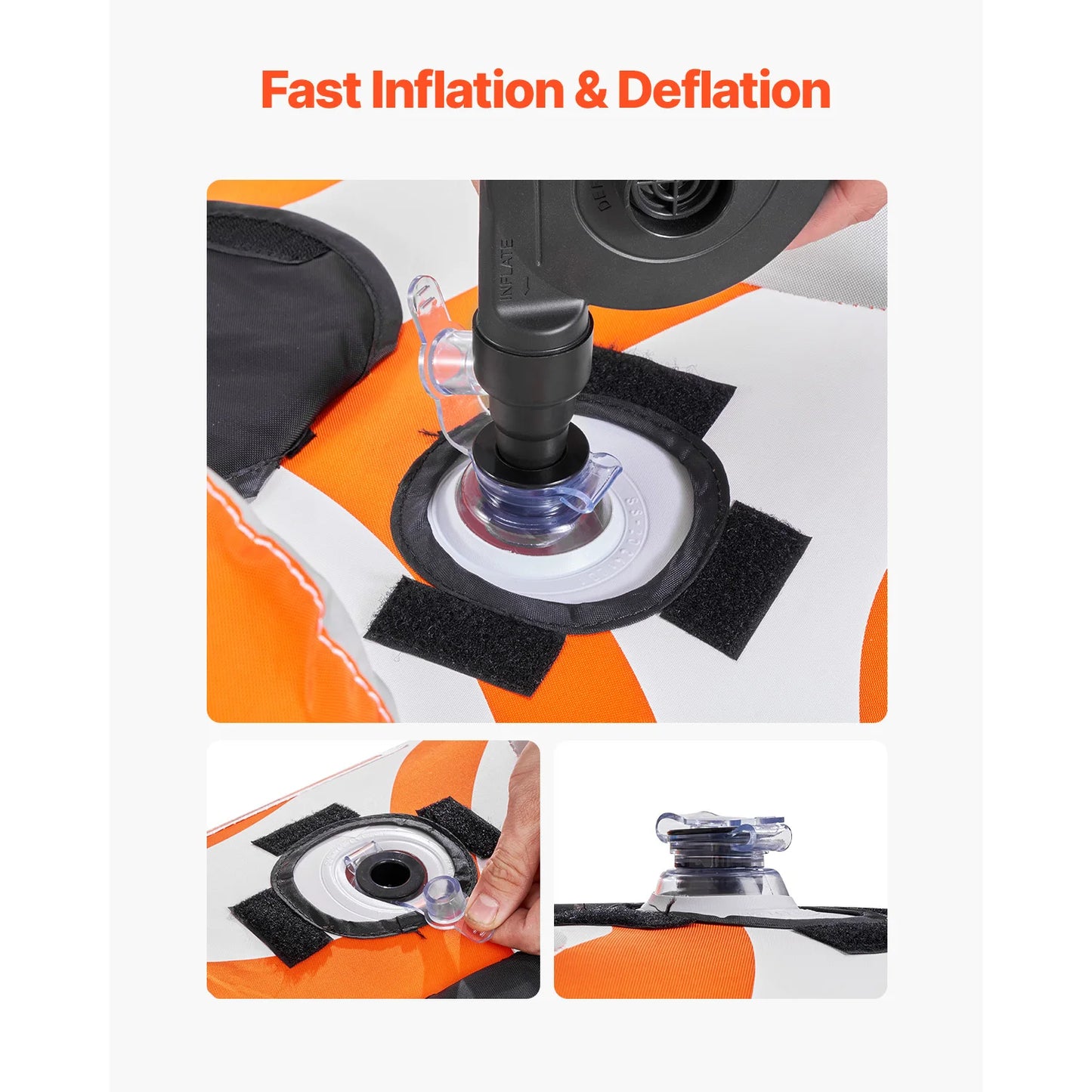 SucceBuy Towable Tubes for Boating Two Riders Water Sports