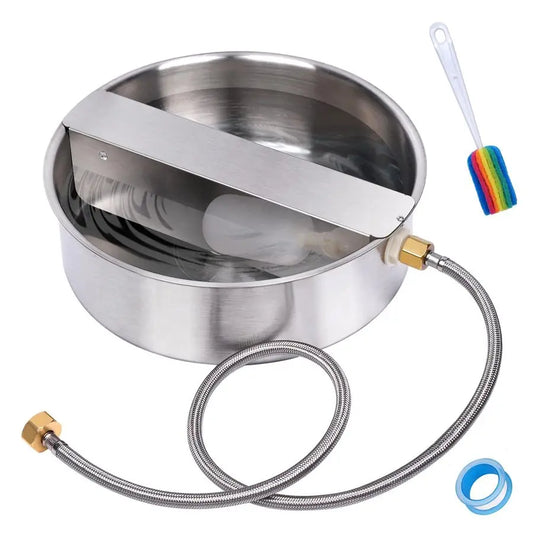 Dog Water Fountain Dispenser Large Breed Outdoor Auto Valve