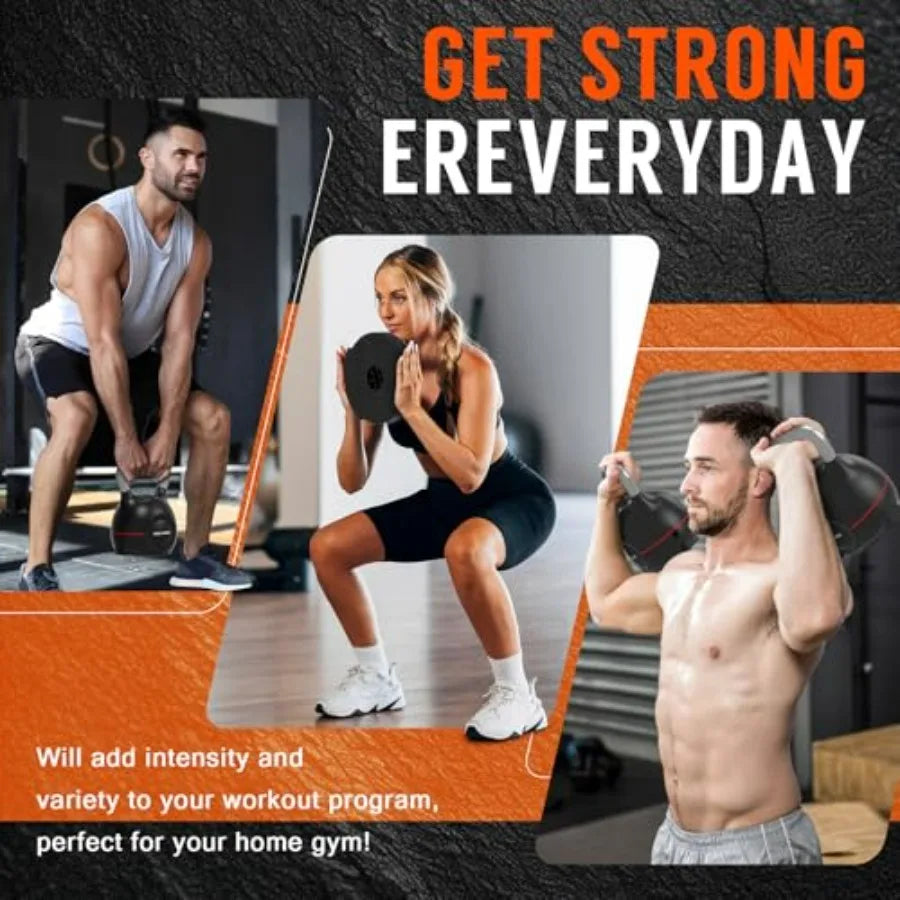 LISM Adjustable Kettlebell Weight Set With Quick Adjustments