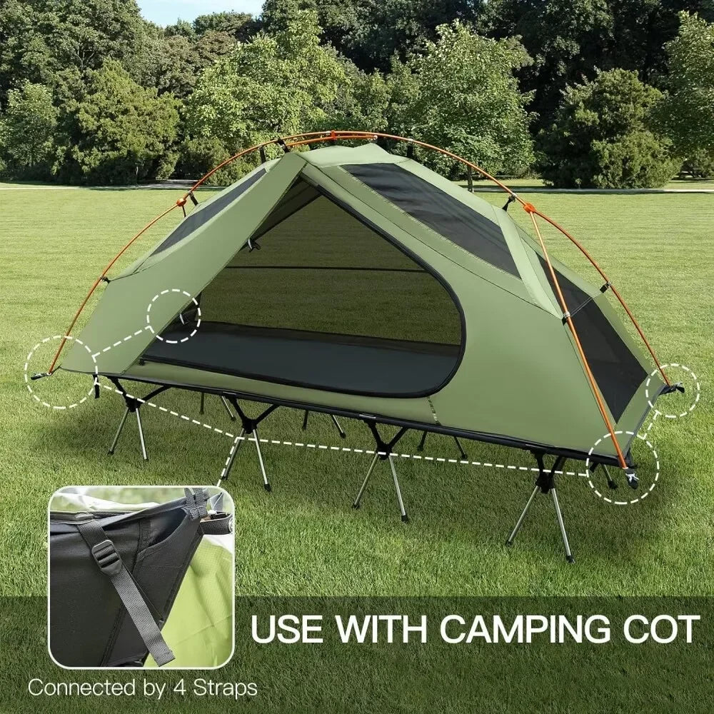 Night Cat Camping Cot Tent Waterproof One-Person Bed