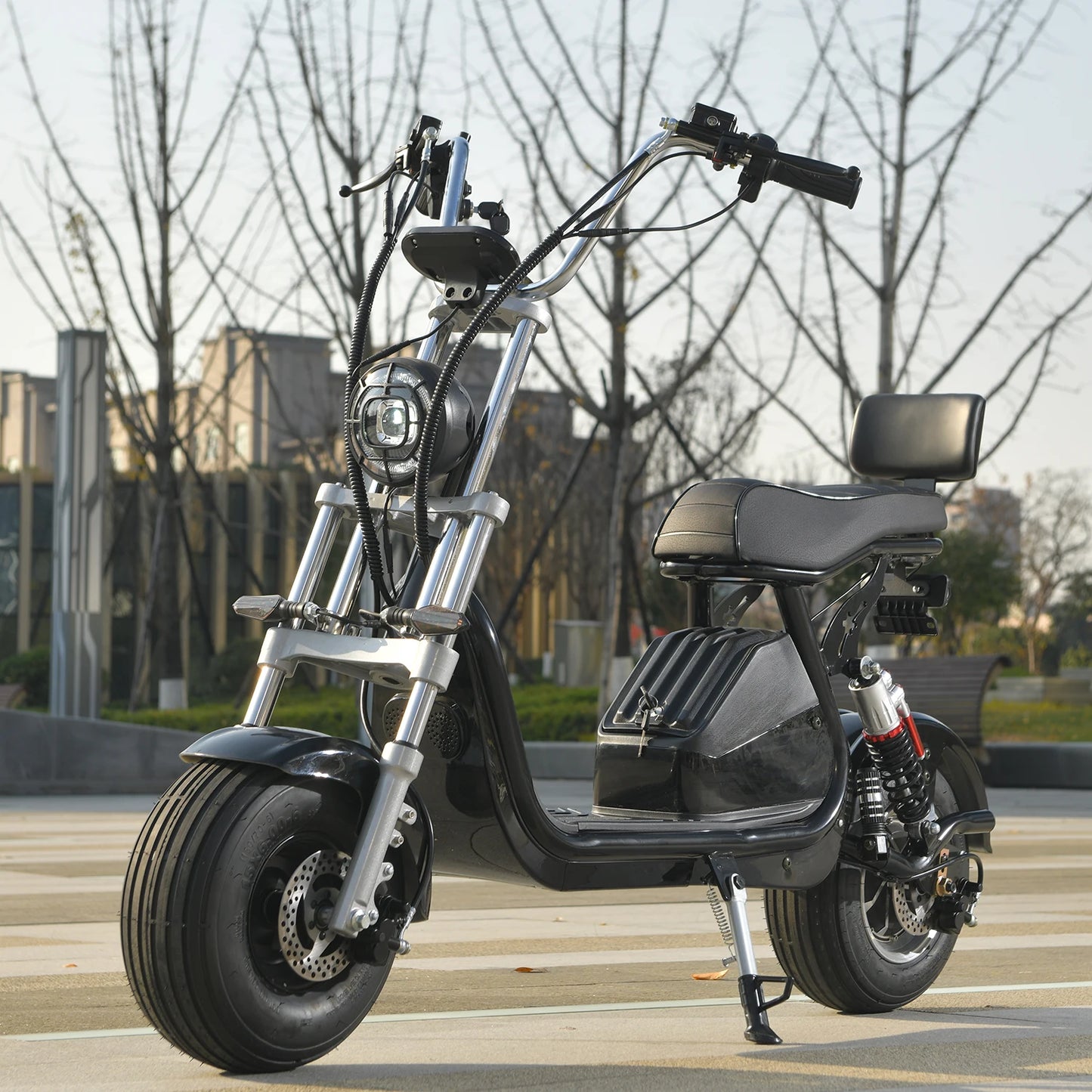 2000W Two Wheel Electric Scooter for Adults with Suspension