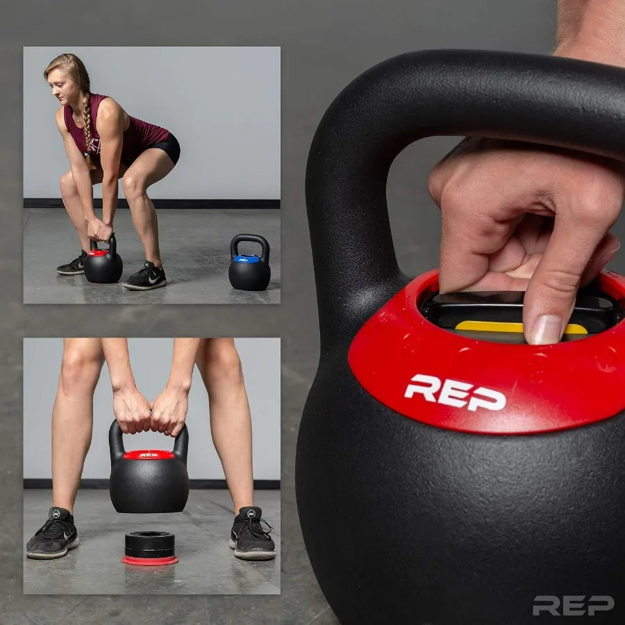 LISM Adjustable Kettlebell for Home Gym Strength Training