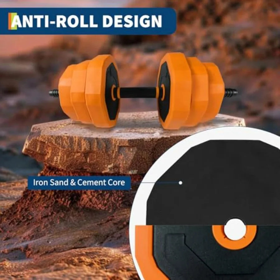 NONE Adjustable Dumbbells 4 In 1 Set For Strength Training
