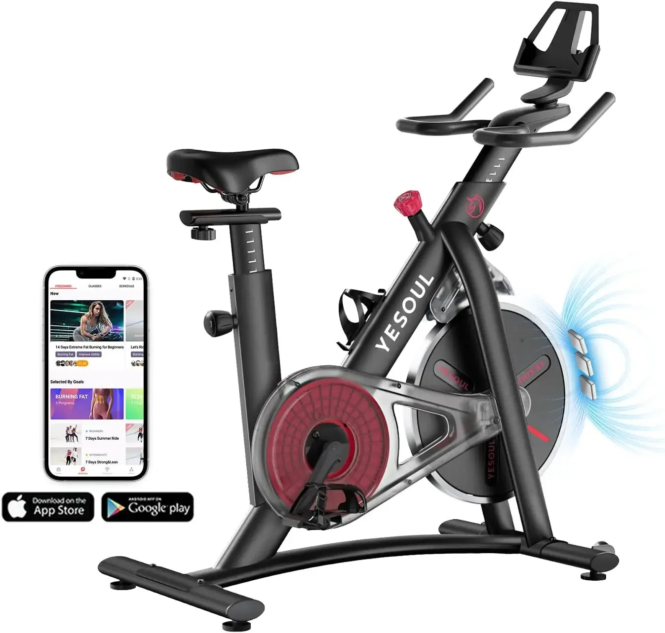 S3 Magnetic Resistance Exercise Bike For Home Use