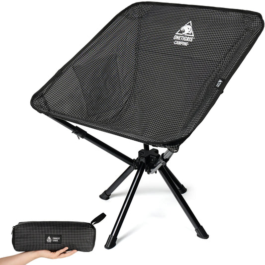 Onetigris Folding Camping Chair With Side Pocket And Carry Handle