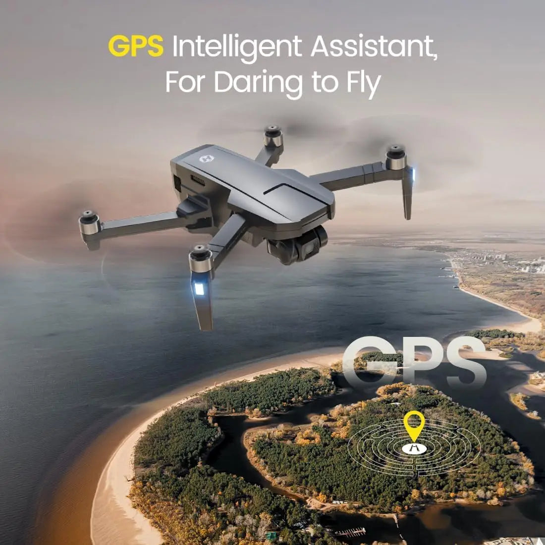 4K GPS Drone With 3 Axis Gimbal And Foldable Design