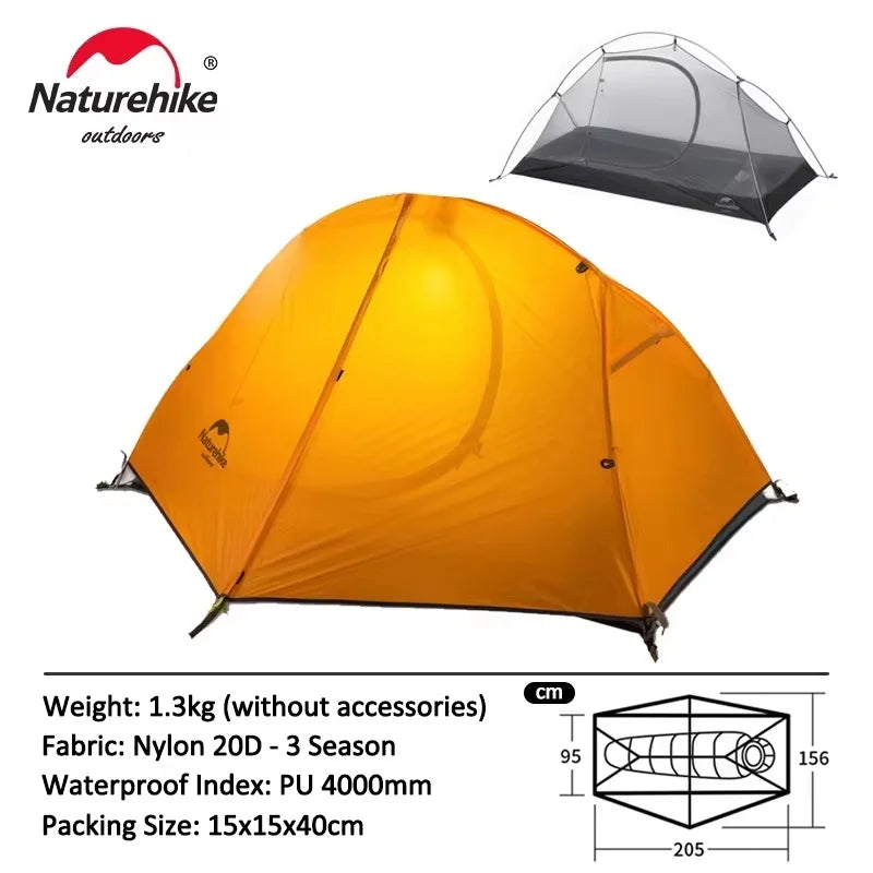 Naturehike One Person Ultralight Backpacking Tent