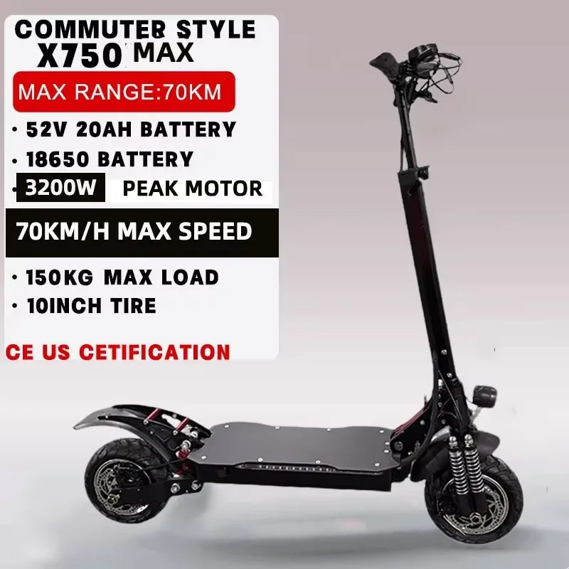 Jueshuai Outdoor Electric Scooter 48V-72V 1000W-6000W Off Road