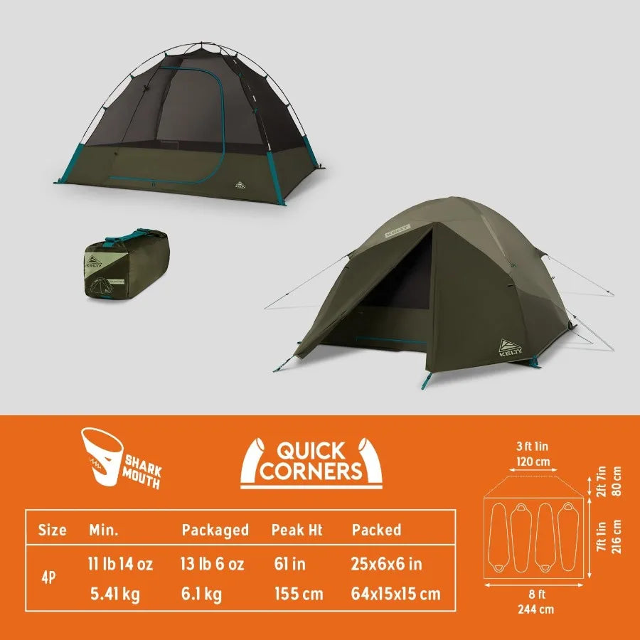 Daydreamer Camping Tent With Blackout Fabric And Gear Loft
