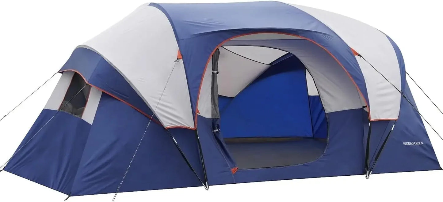 Unp Family Camping Tent Dome Windproof Shelter Outdoors
