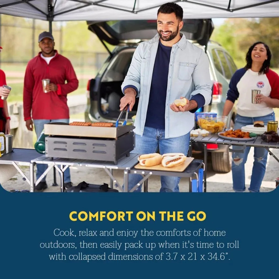 General Use Cook Station Portable Folding Kitchen Table Outdoor