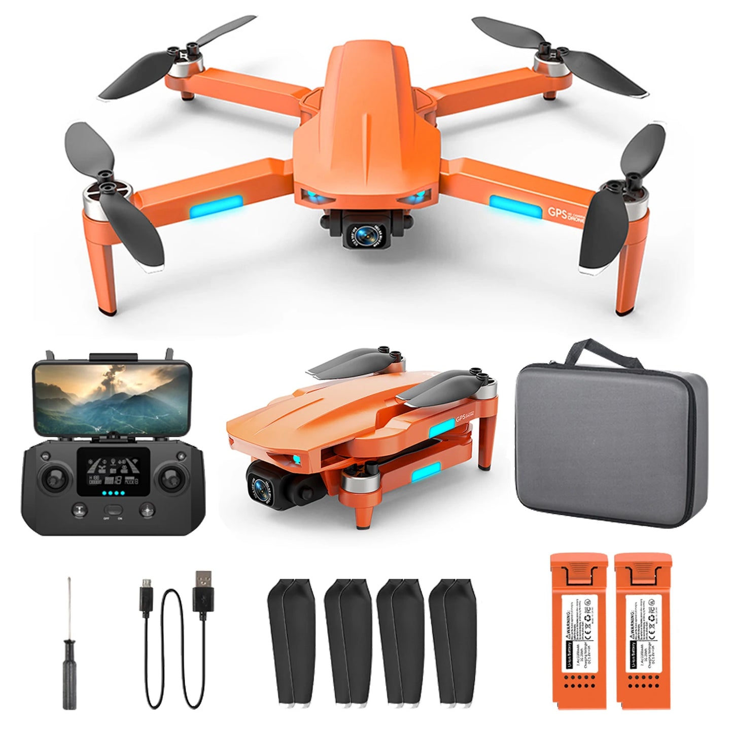 G-Anica NBD Drone With 4K Camera GPS Quadcopter Auto Return