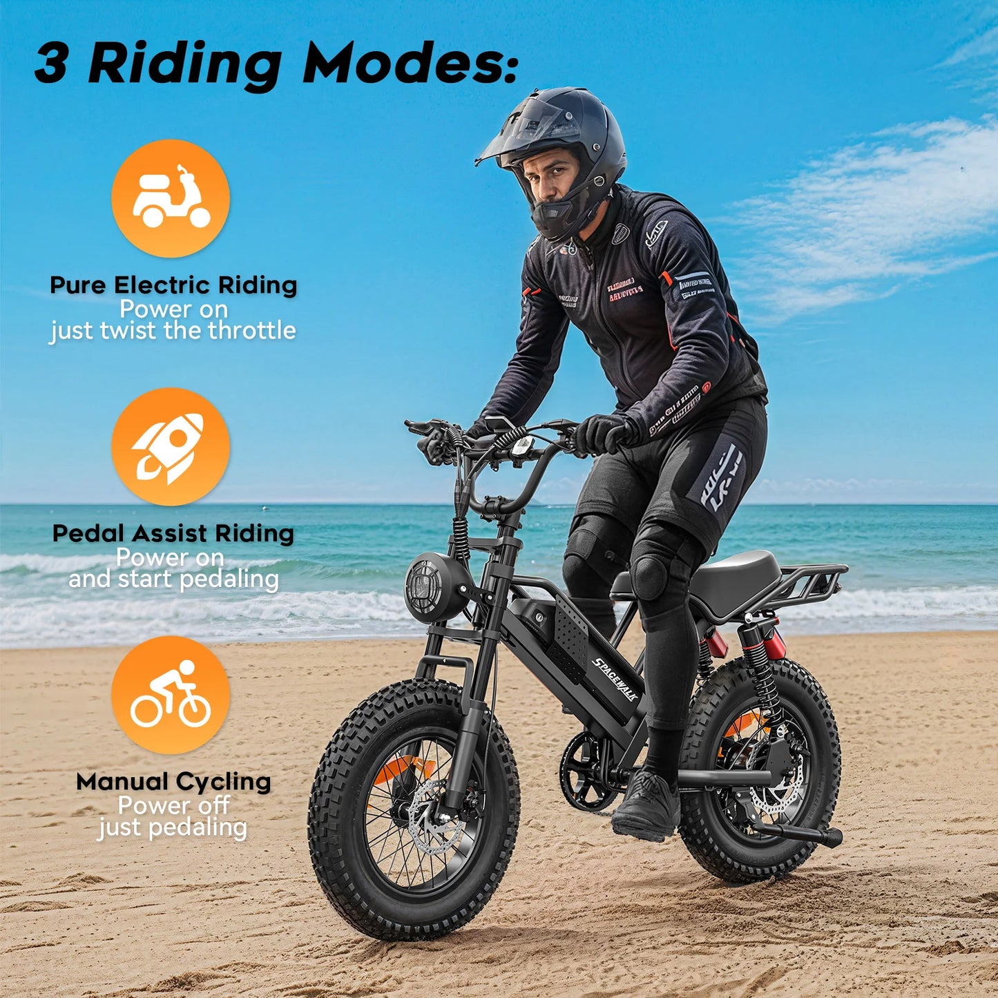 EILLEO SPACEWALK Mountain Electric Bike With 750W Peak Motor