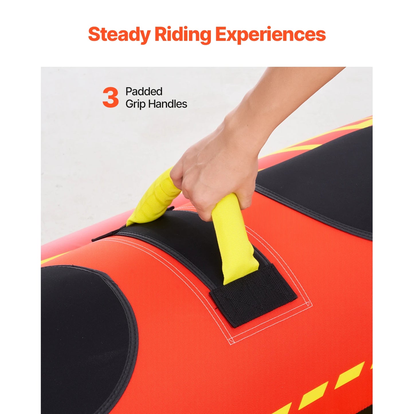 SucceBuy Towable Inflatable Tube for Boating Water Sports