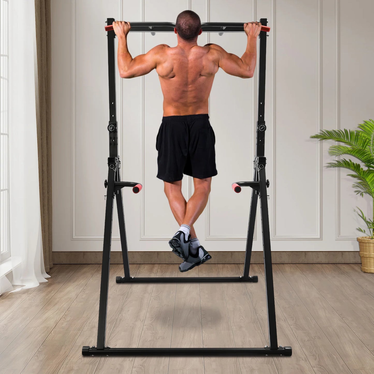 Hign-concerned Adjustable Pull Up Bar for Home Gym Strength