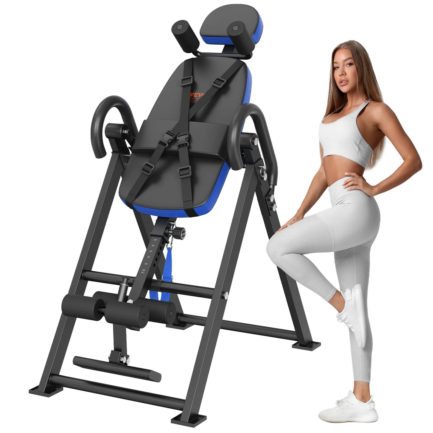 SucceBuy Inversion Table Heavy Duty Decompression Back Stretcher With Headrest