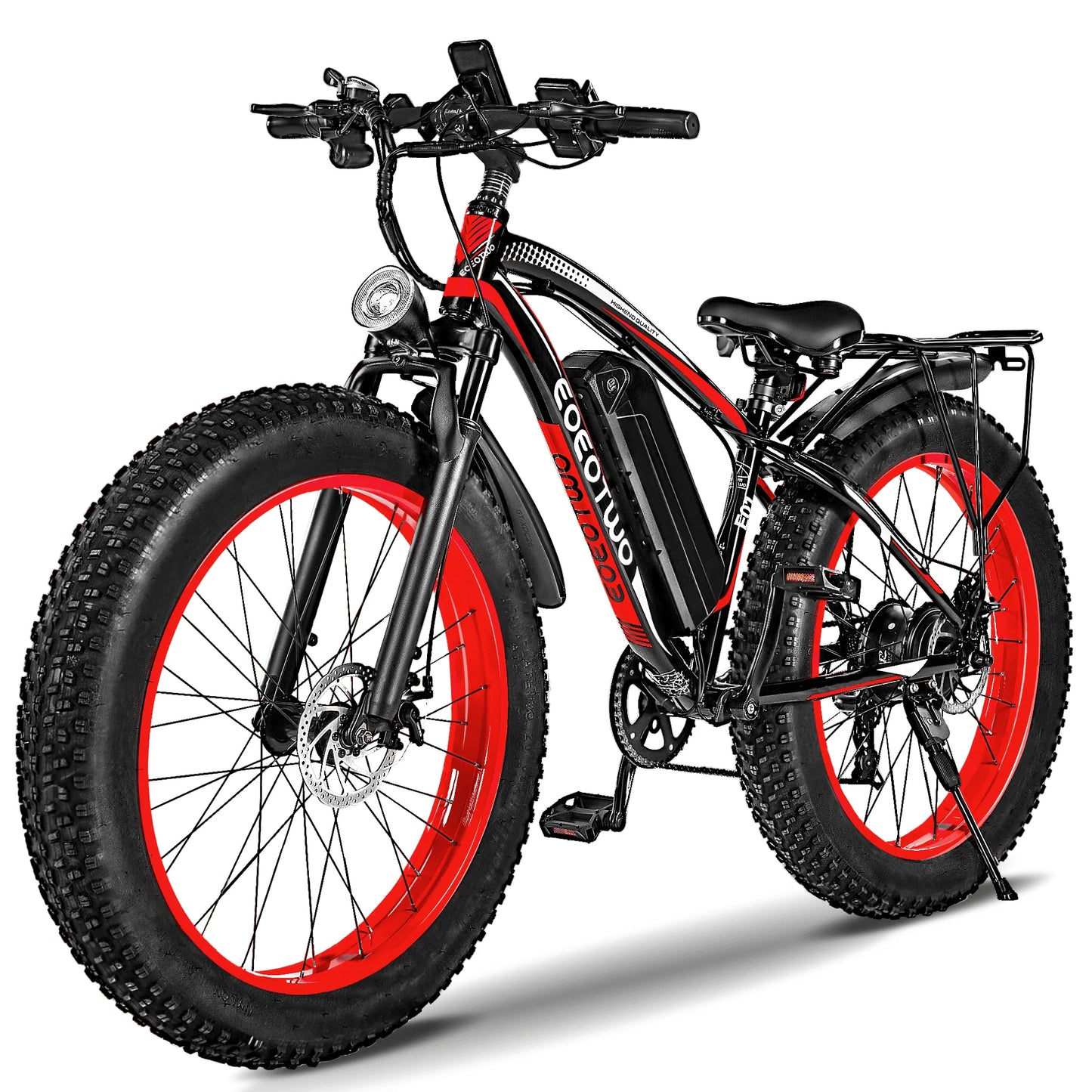 EOEOTWO 1500W Electric Fat Tire Mountain Bike 34MPH