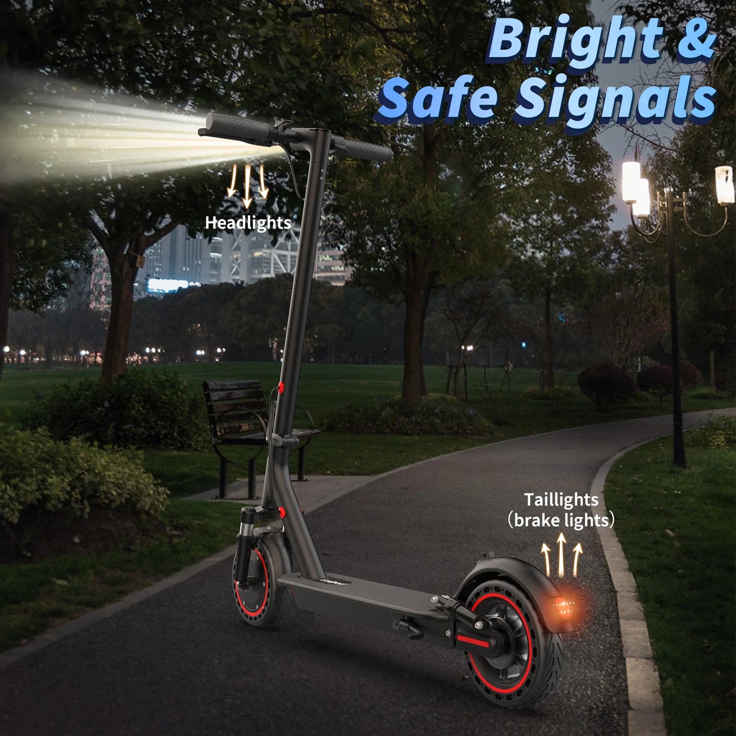 AOVOPRO AP07 Electric Scooter 19 MPH With Smart App Control