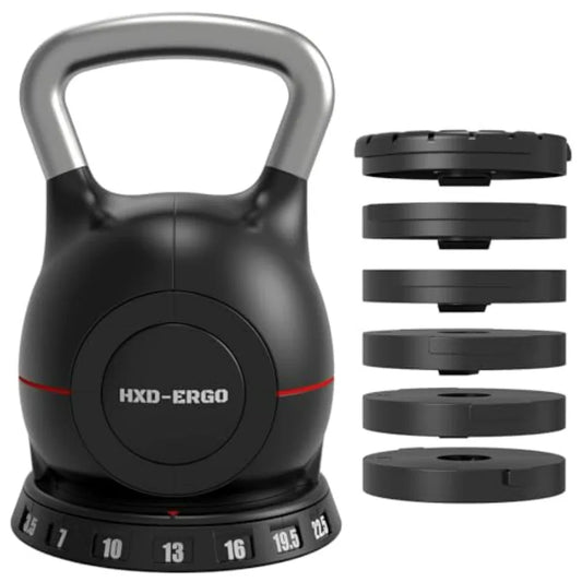 LISM Adjustable Kettlebell Weight Set With Quick Adjustments