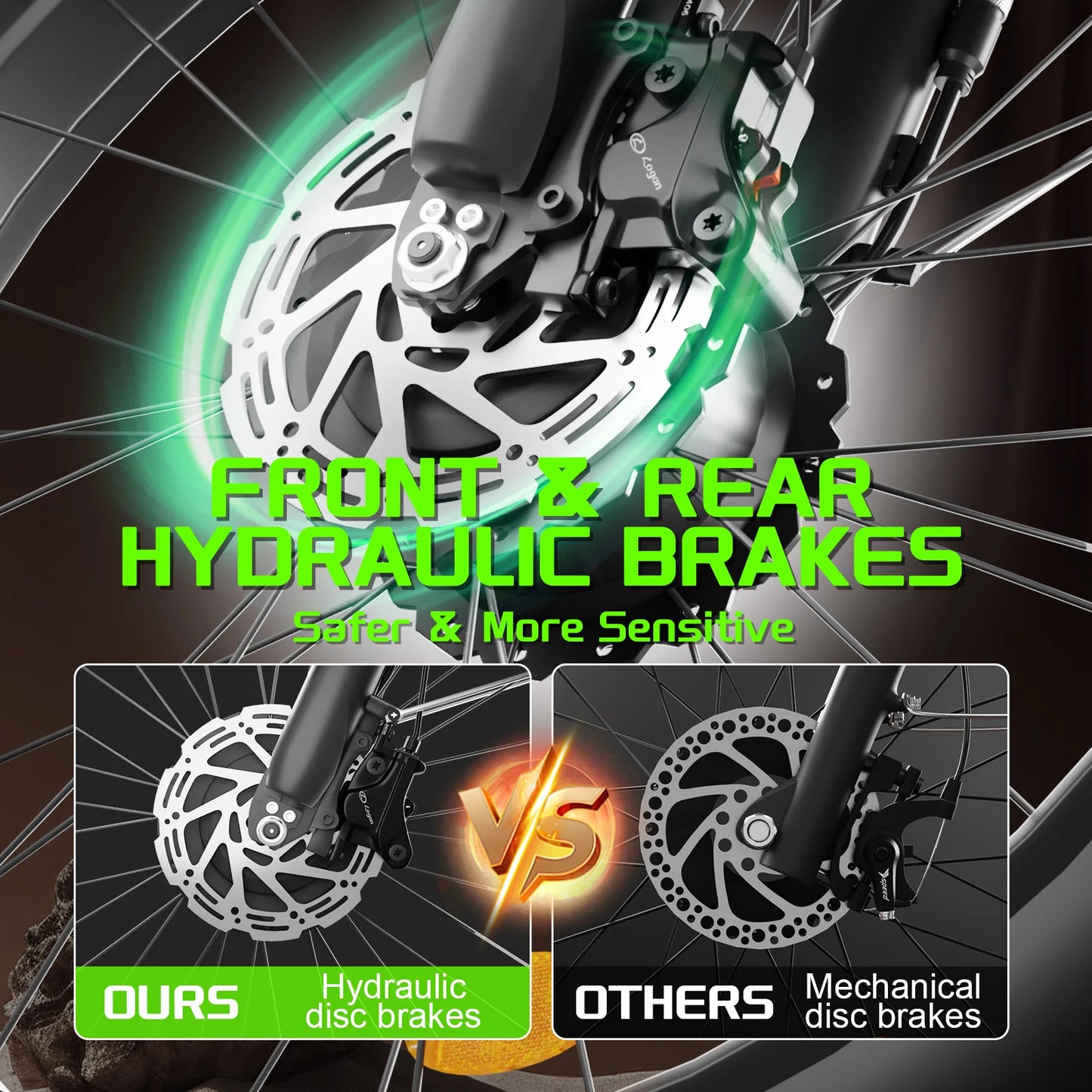 MOOBELO M1 48V 2000W Dual Motor Fat Tire Electric Bike