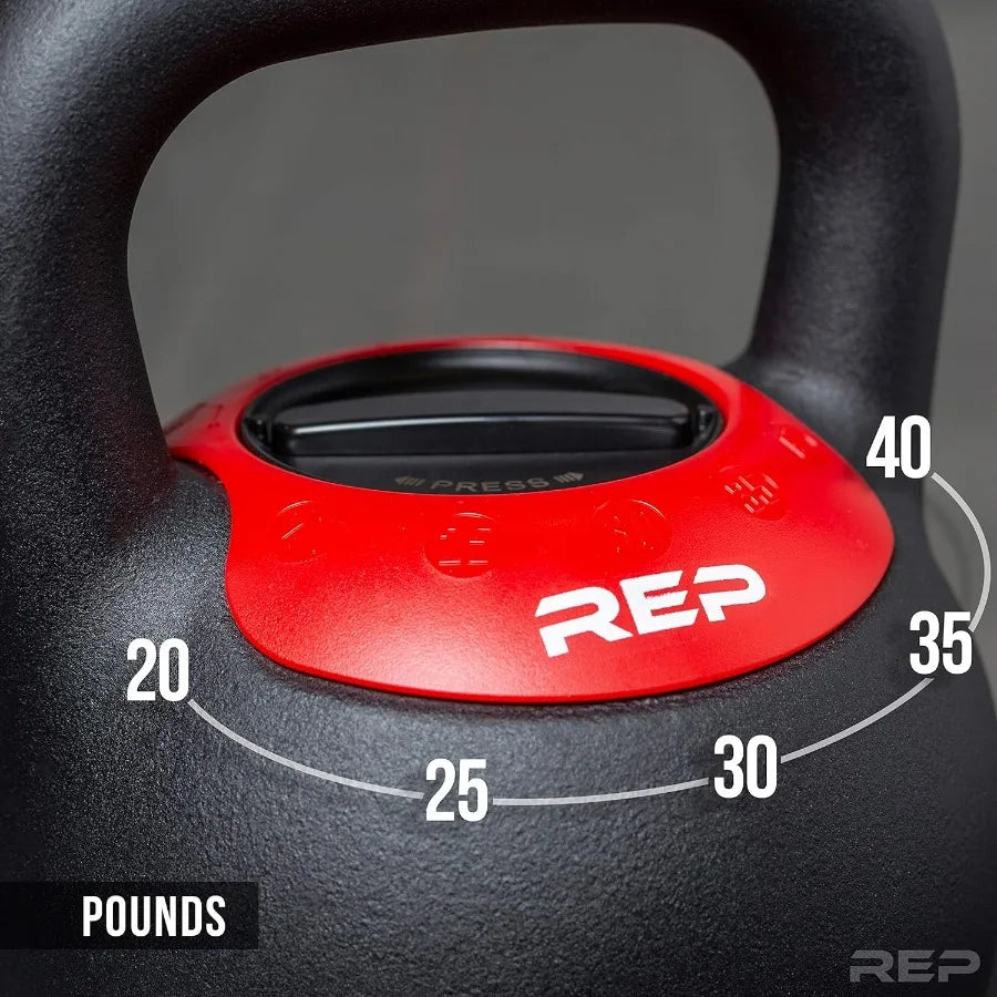 LISM Adjustable Kettlebell for Home Gym Strength Training