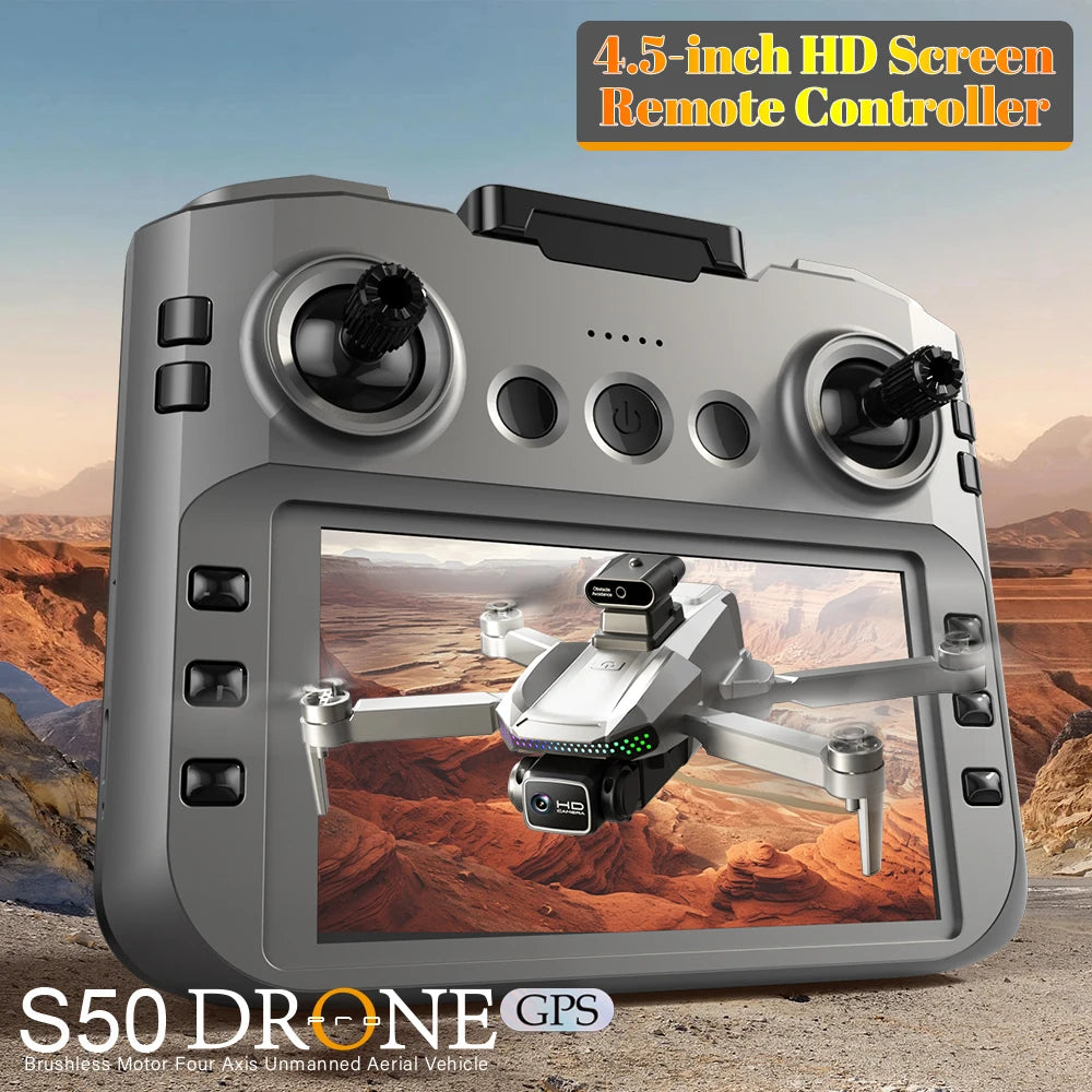 EY S50 Pro GPS Drone With Dual Batteries HD Camera Obstacle Avoidance